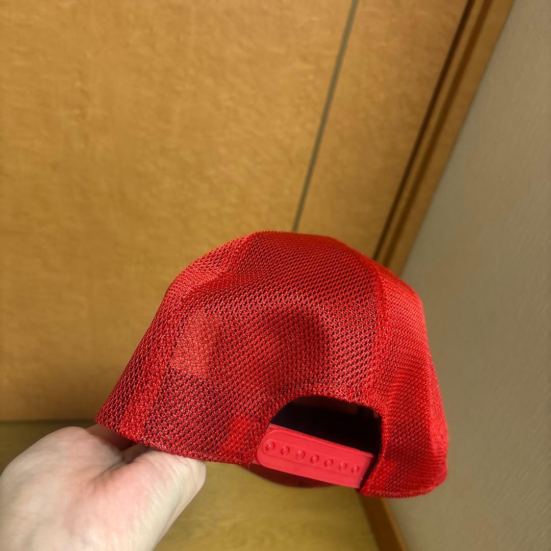 A BATHING APE カモメッシュキャップ　レッド