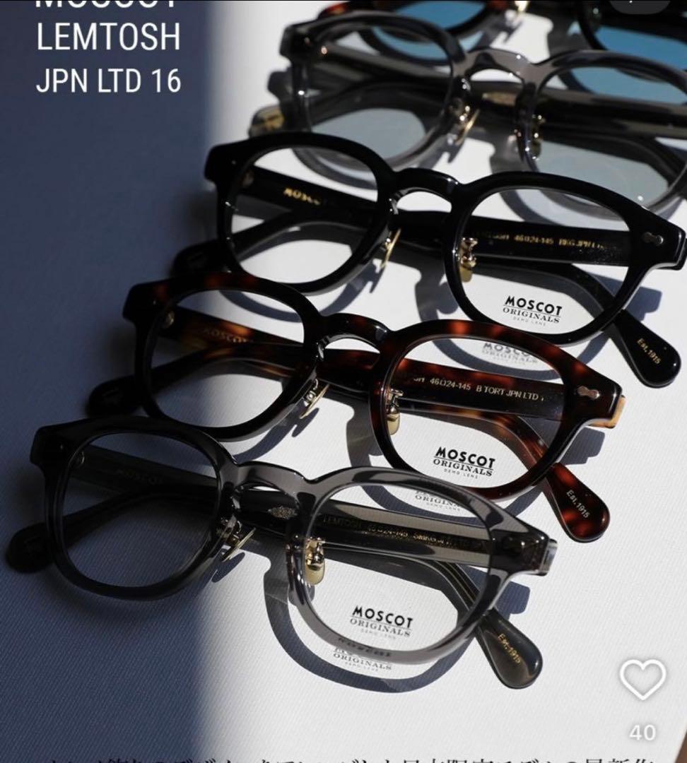 【美品】モスコット JPN LTD 16 レムトッシュ 限定生産 MOSCOT