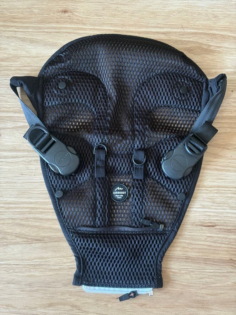 ［美品］付属品有 AIRBUGGY エアバギー 抱っこ紐