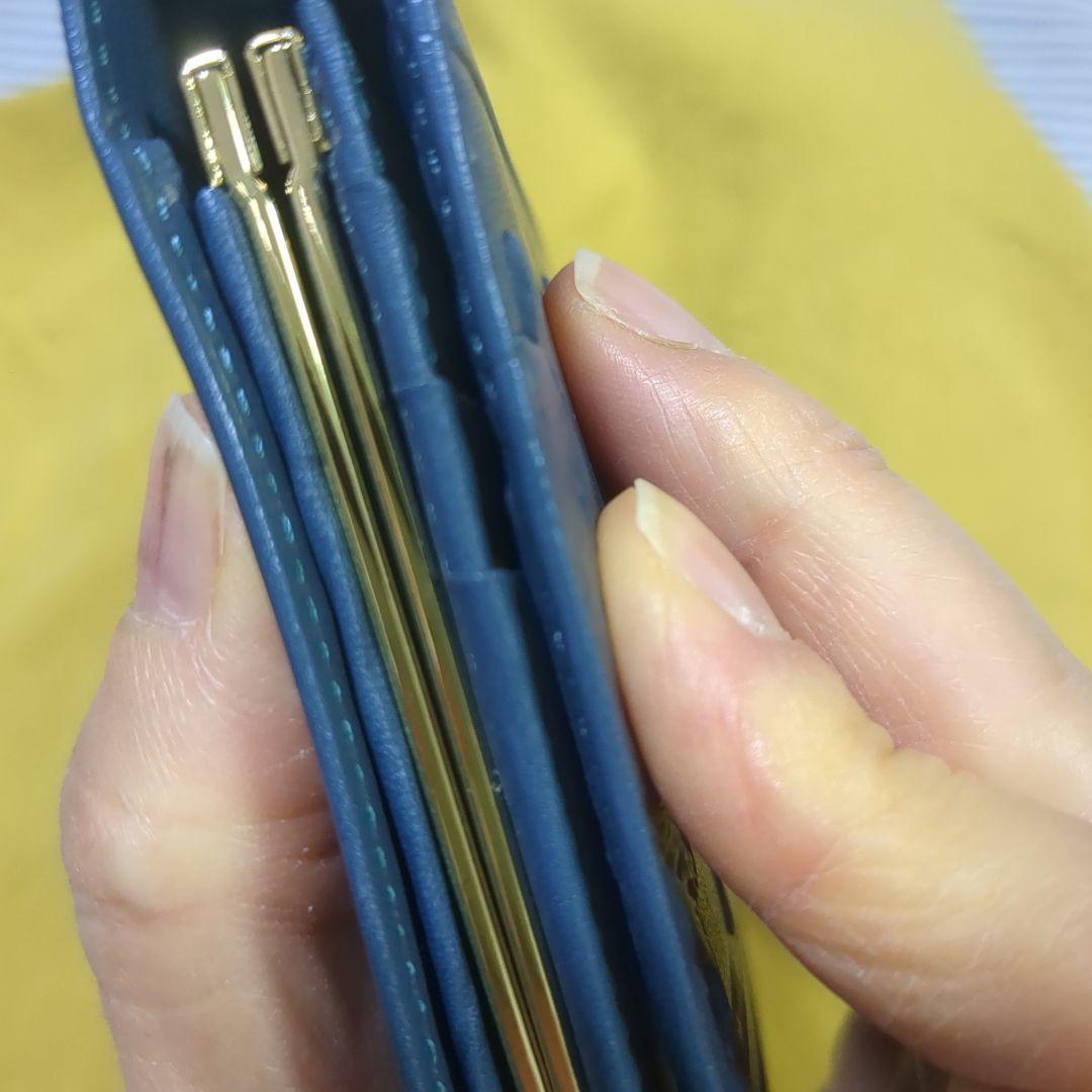 ウェッジウッド　財布　ジャスパー　青系