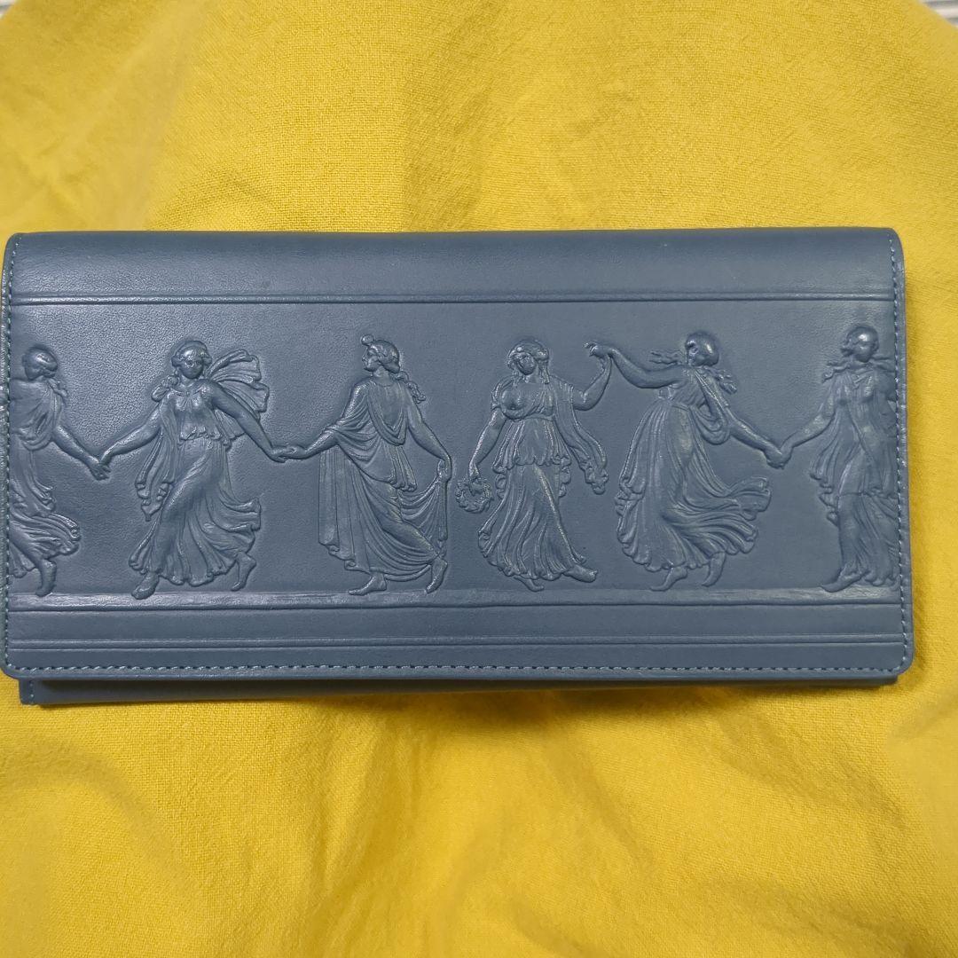 ウェッジウッド　財布　ジャスパー　青系