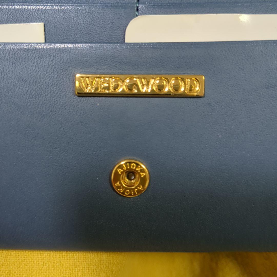 ウェッジウッド　財布　ジャスパー　青系