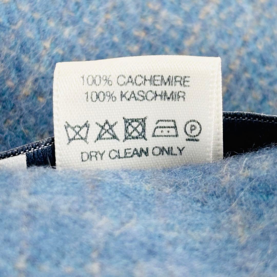 1834【極美品】ジョンストンズ 中判ストール カシミヤ100% グラデーション