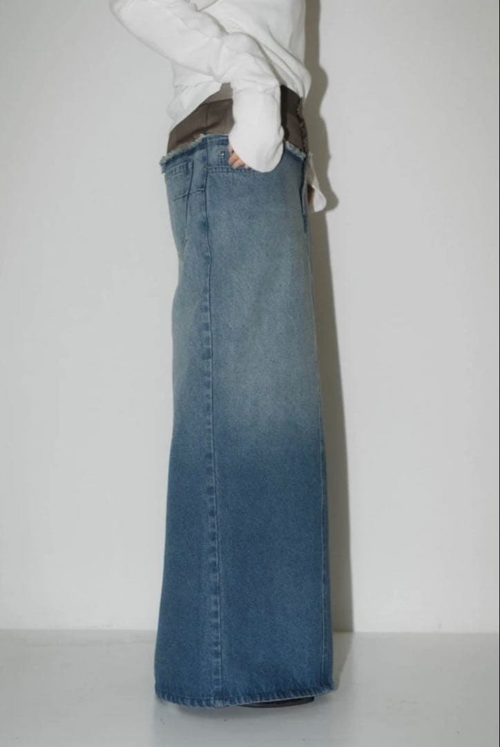 スカート Knuth Marf Docking Maxi Denim Skirt