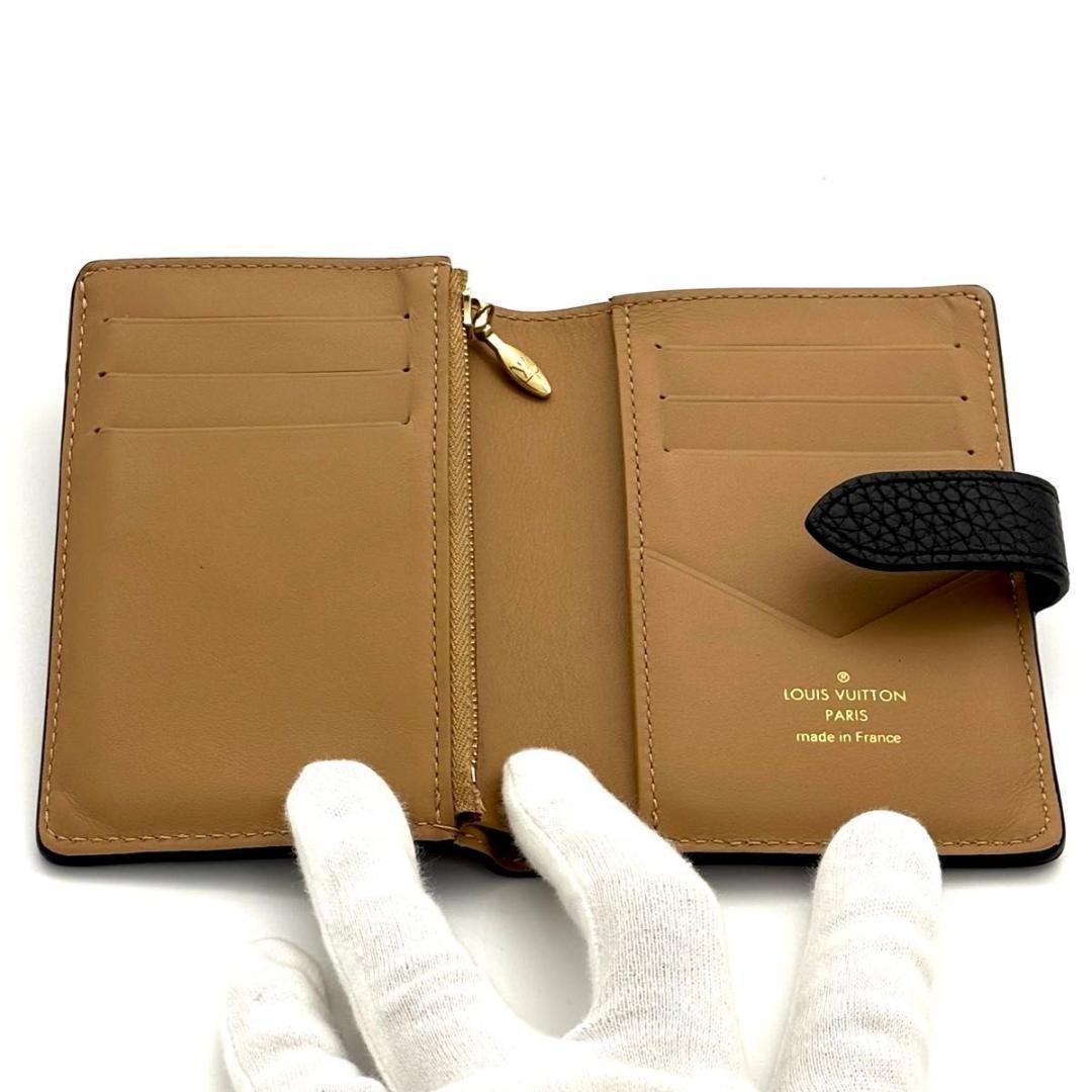【未使用に近い】ルイヴィトン LV ヴェルティカル コンパクト トリヨン
