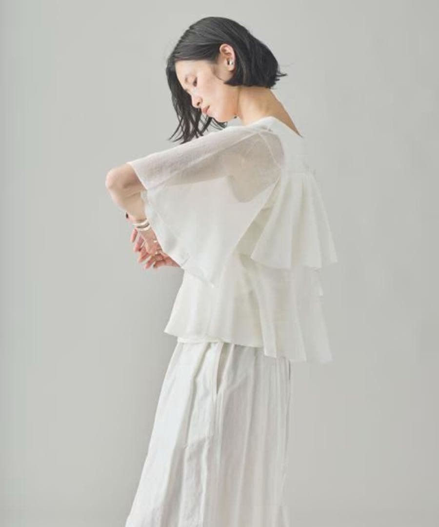 M*o様 Curensology 2025SSフレア2wayニットプルオーバー