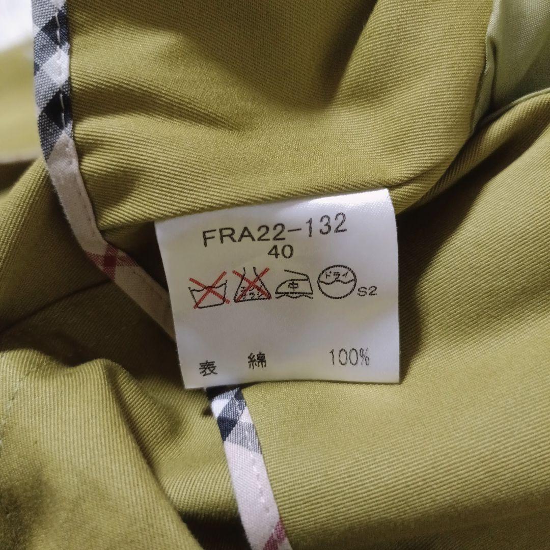 BURBERRY LONDON イエローカーキ トレンチコート 春 40
