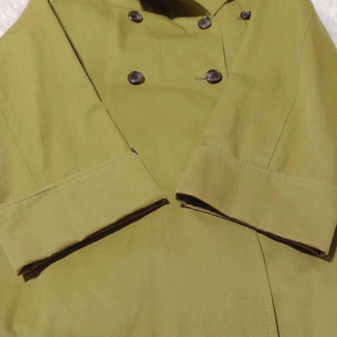 BURBERRY LONDON イエローカーキ トレンチコート 春 40
