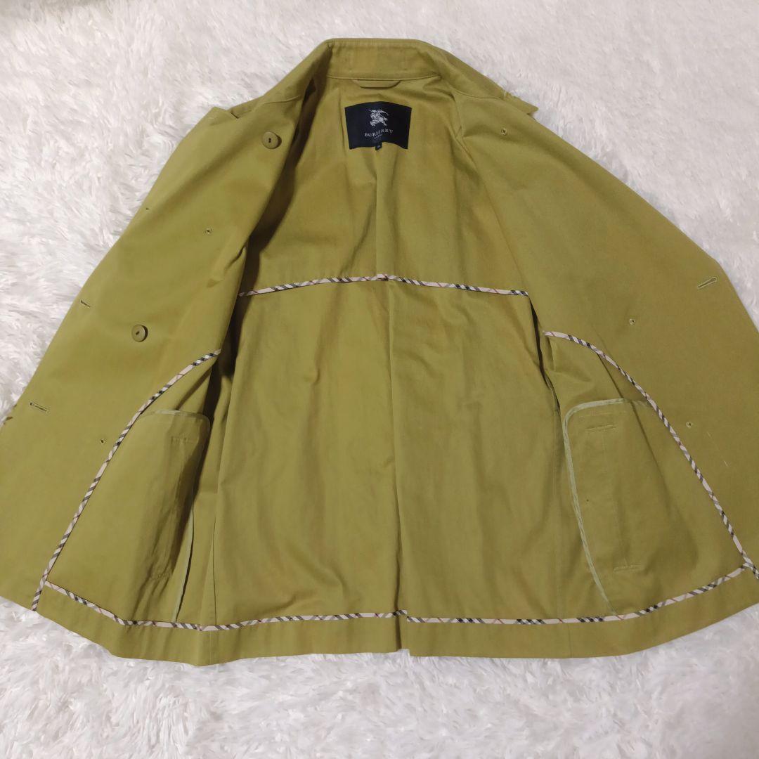 BURBERRY LONDON イエローカーキ トレンチコート 春 40
