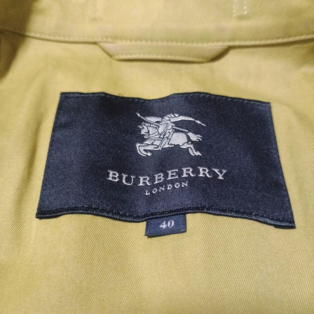 BURBERRY LONDON イエローカーキ トレンチコート 春 40