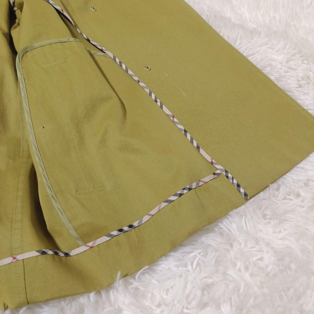 BURBERRY LONDON イエローカーキ トレンチコート 春 40
