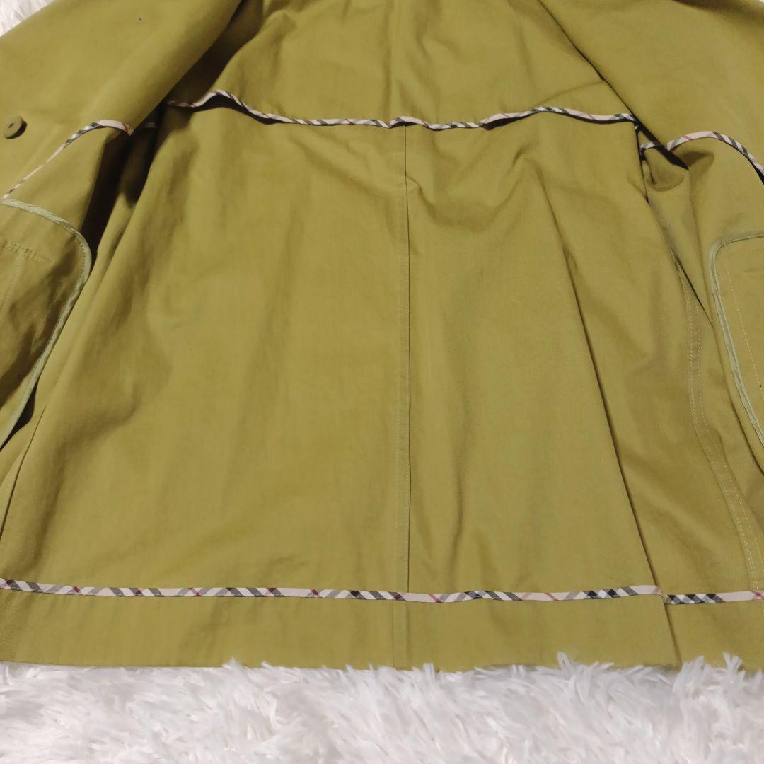 BURBERRY LONDON イエローカーキ トレンチコート 春 40
