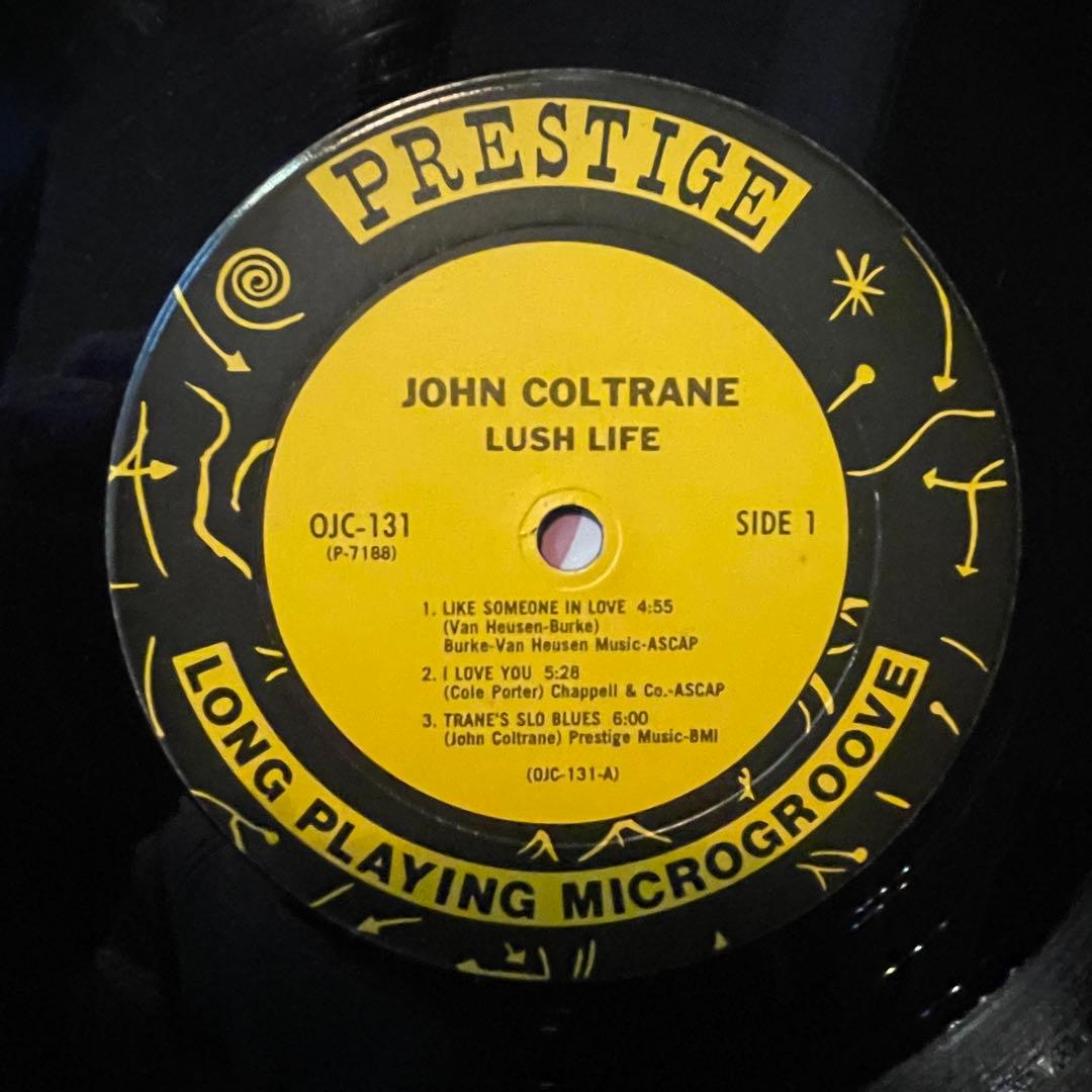 【US盤】John Coltrane Lush Life LPレコード おまけ付