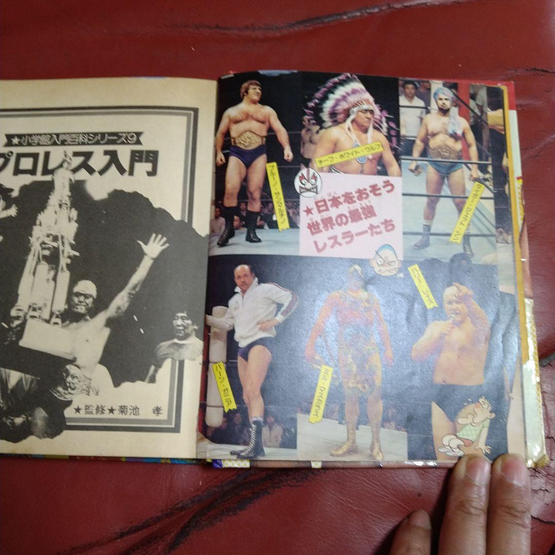 プロレス入門 小学館入門百科シリーズ 1978年発行 馬場 猪木