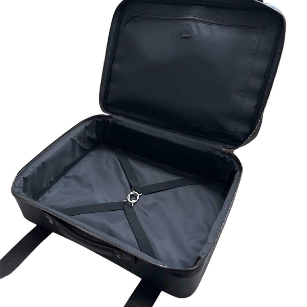 美品 dunhill ダンヒル トランクバッグ ビジネス 旅行 PVC レザー
