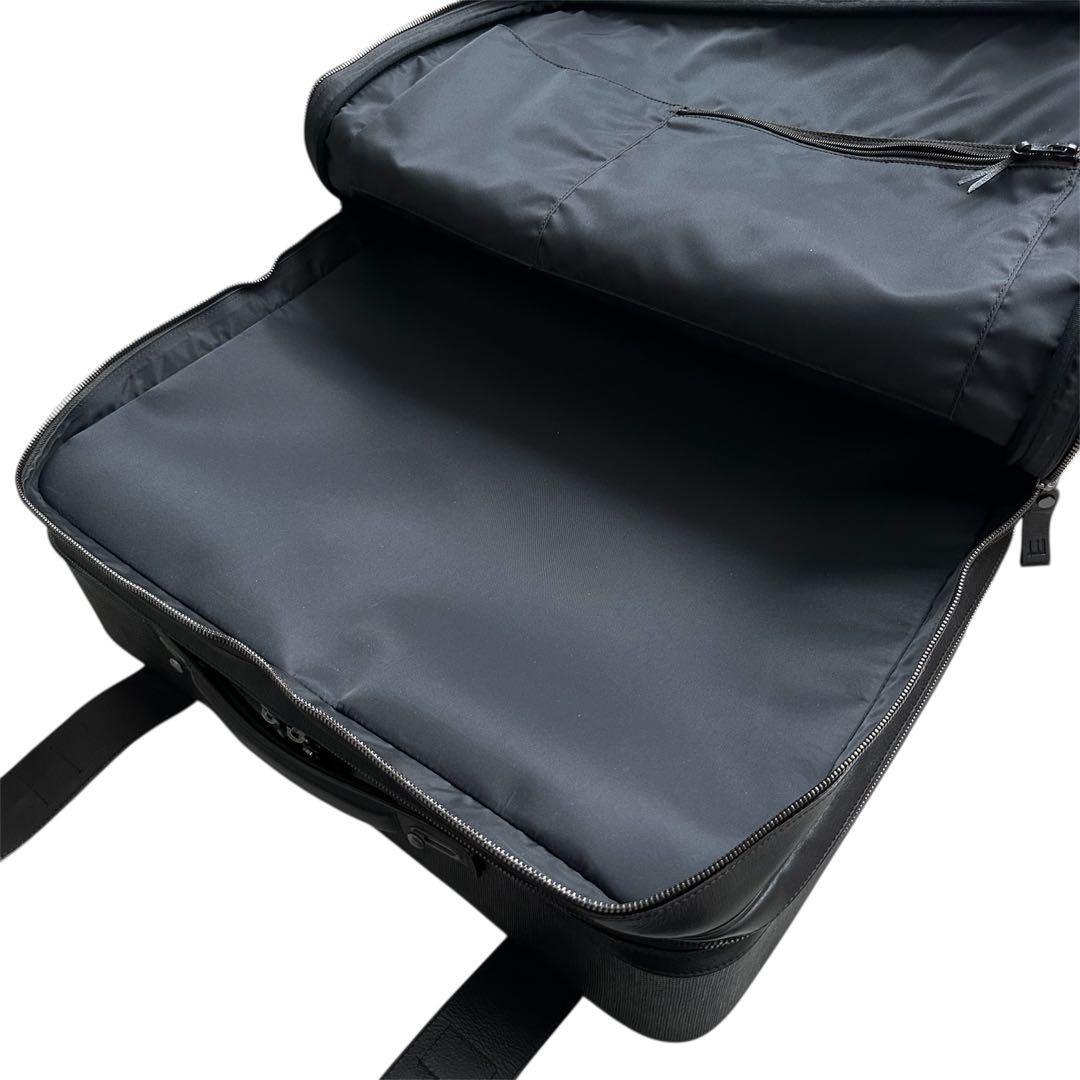 美品 dunhill ダンヒル トランクバッグ ビジネス 旅行 PVC レザー