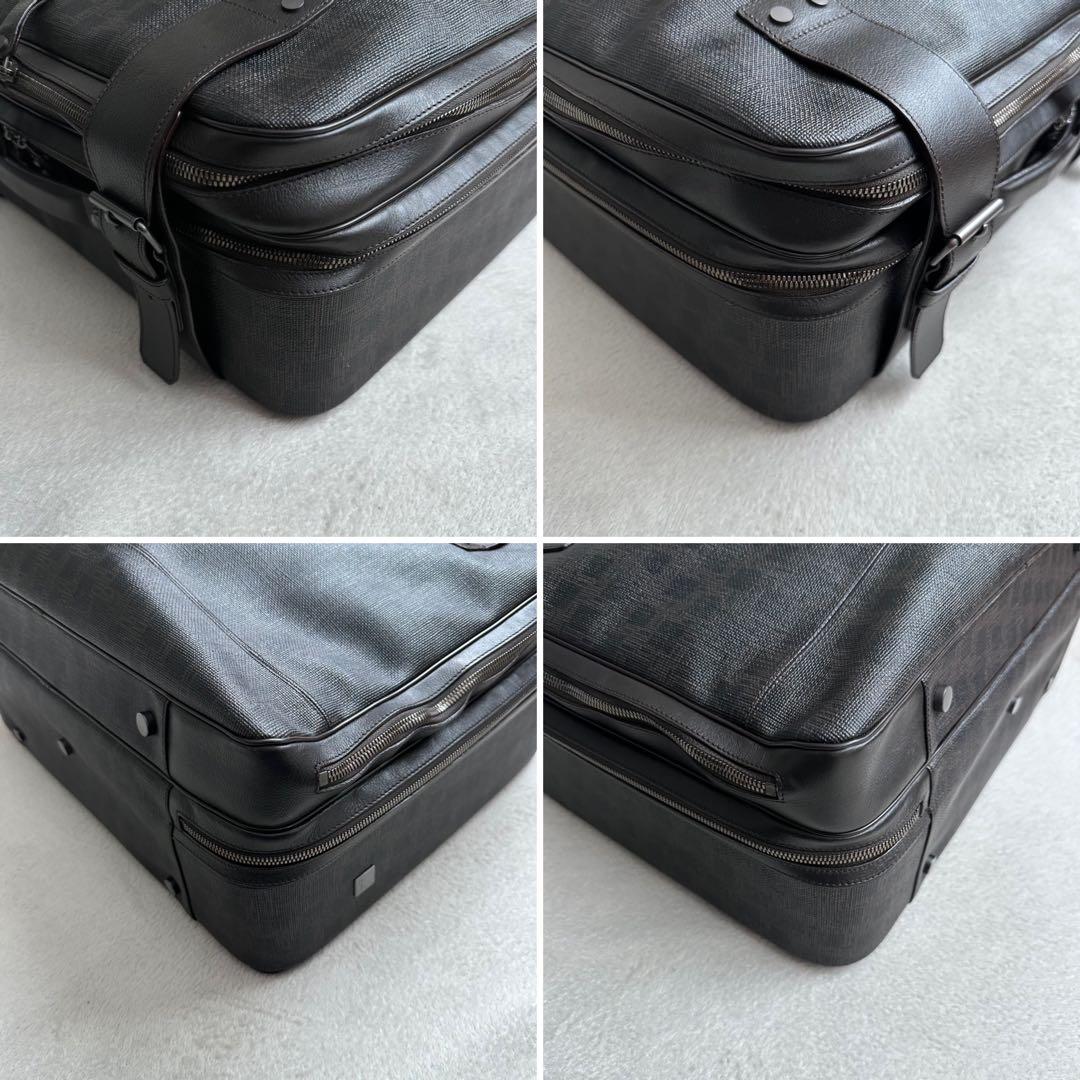 美品 dunhill ダンヒル トランクバッグ ビジネス 旅行 PVC レザー