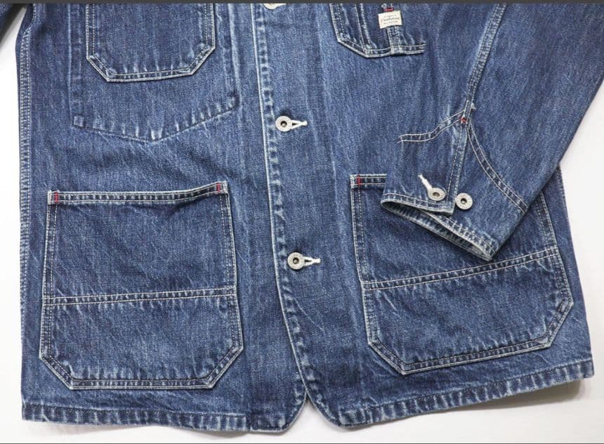 ジャケット・アウター cushman \"14oz DENIM COVERALL JKT\"