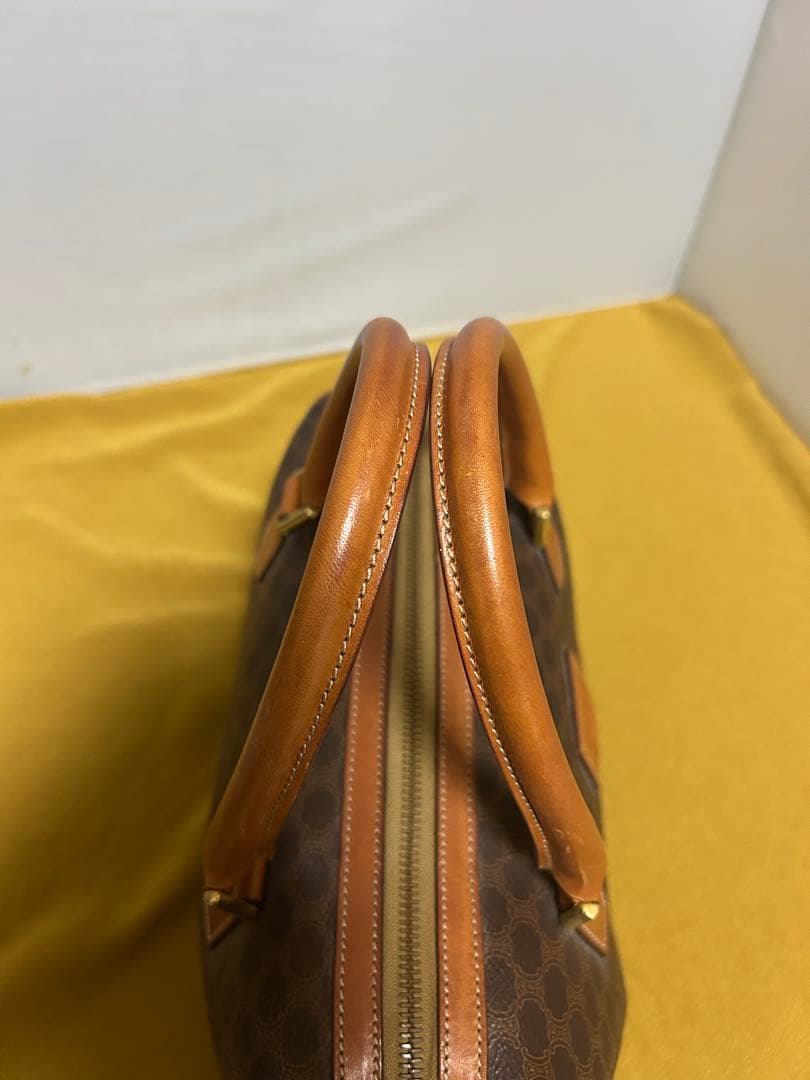 美品CELINE マカダム柄 ハンドバッグ ボストンバッグ