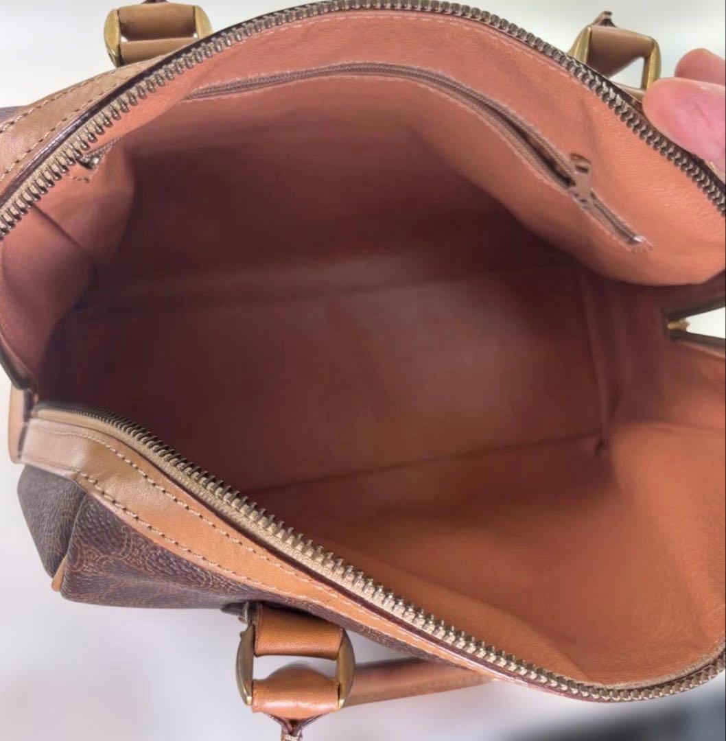 美品CELINE マカダム柄 ハンドバッグ ボストンバッグ