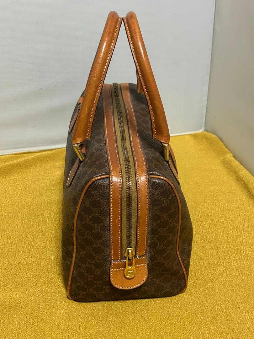 美品CELINE マカダム柄 ハンドバッグ ボストンバッグ