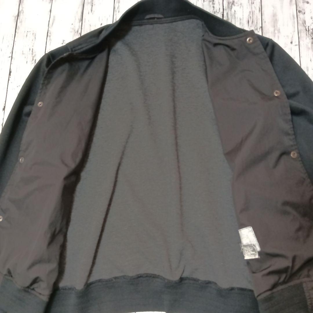 【STUSSY】ステューシー ナイロン ブルゾン 裾リブ ブラック 希少 00s