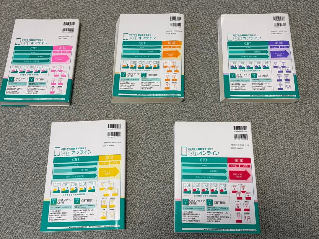 QB CBT 2019 vol.1-5 セット
