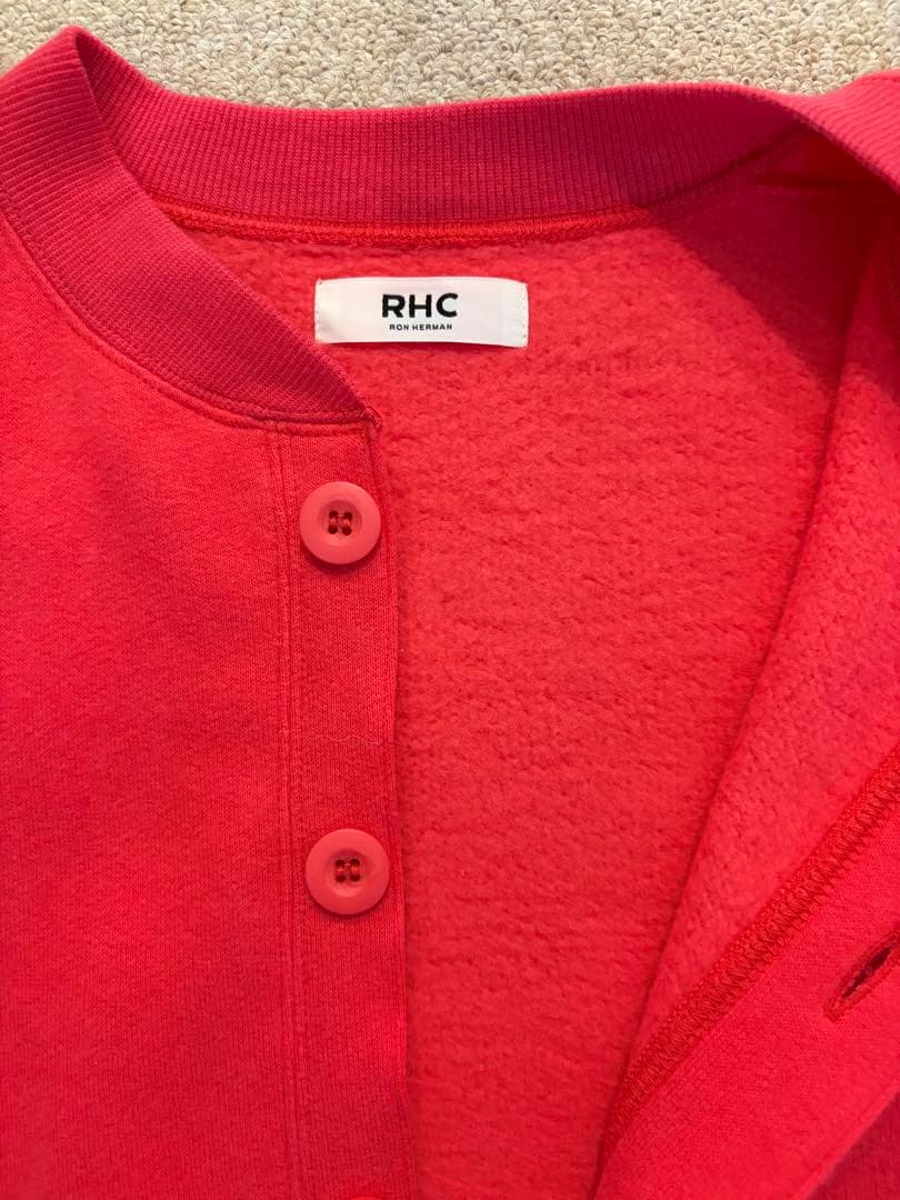 Ron Herman RHC 裏毛スウェットカーディガン Red