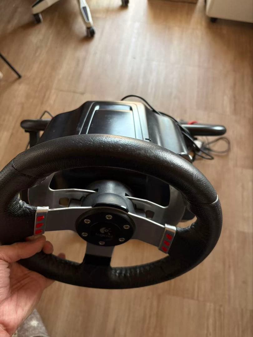 Logicool G27 Racing Wheel DIWANGUSスタンド付き