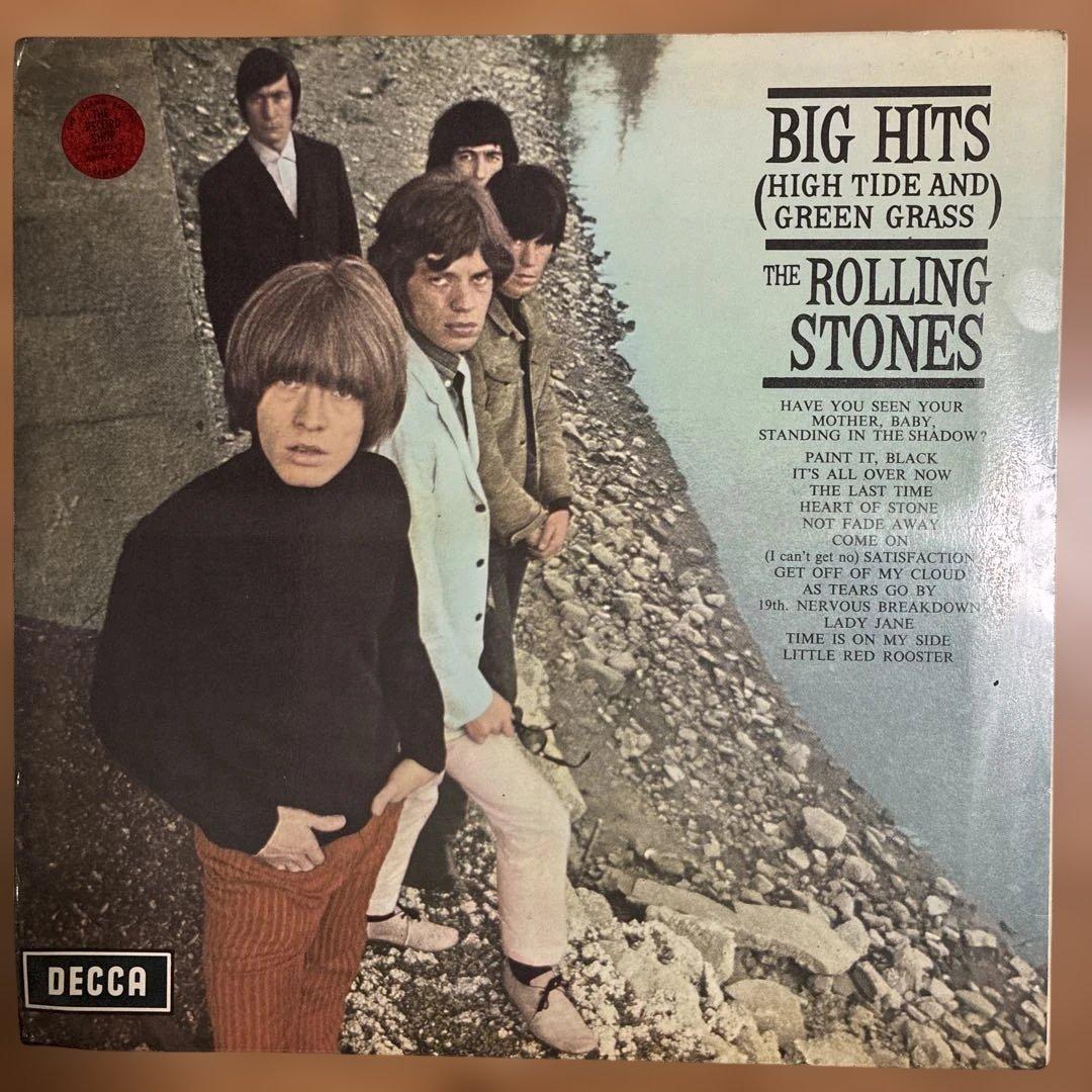 ローリングストーンズ 名盤 レコード ビッグヒッツ UKオリジナルモノ盤
