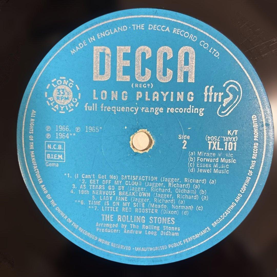 ローリングストーンズ 名盤 レコード ビッグヒッツ UKオリジナルモノ盤