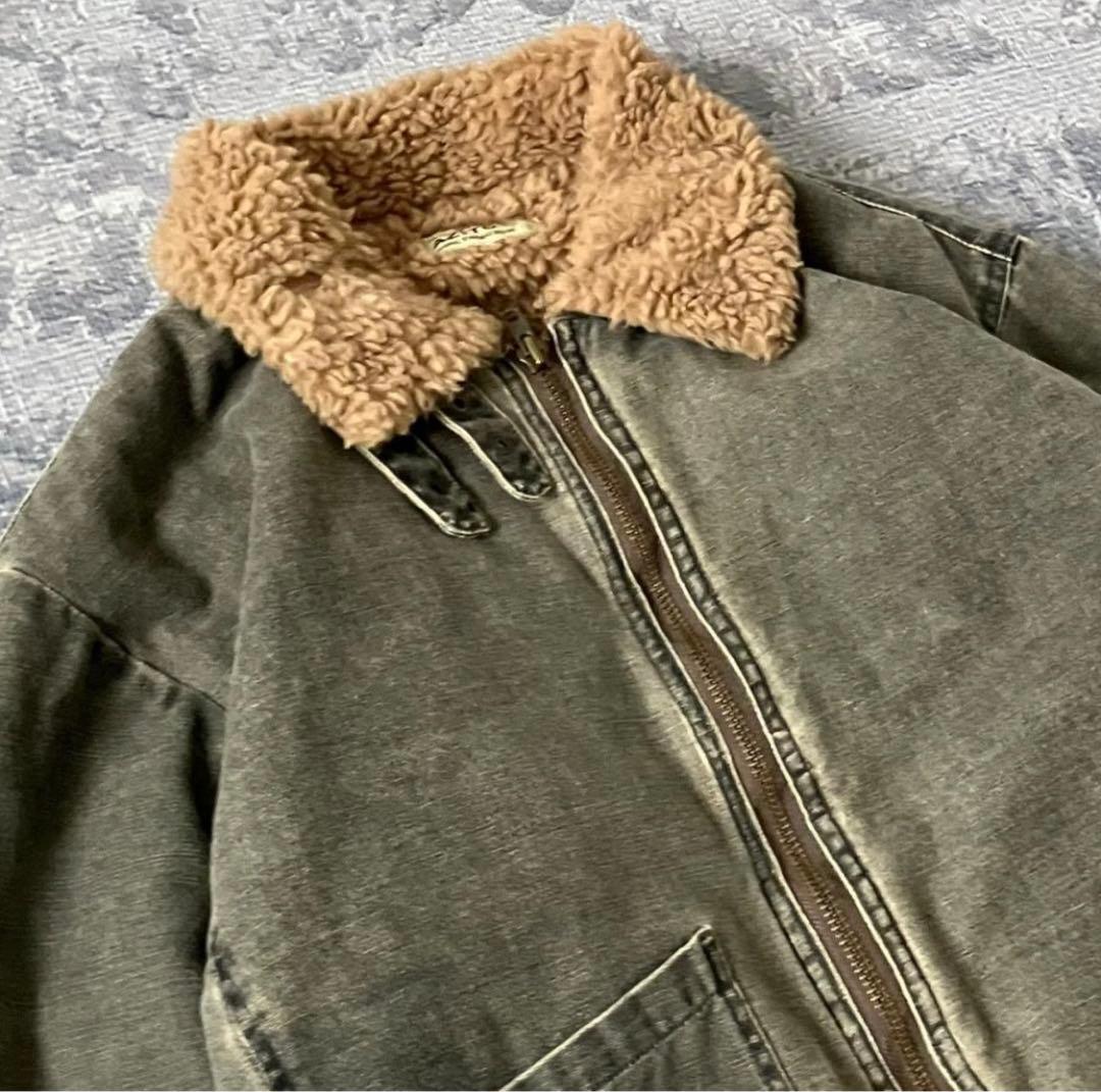 【archive】B-3 denim jacket boa 00S Y2K