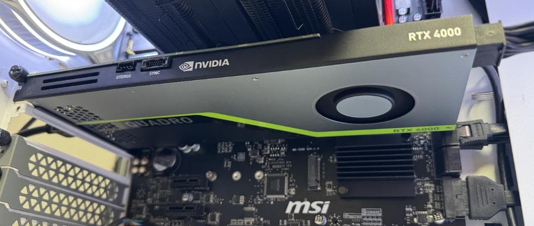 NVIDIA QUADRO RTX4000 ①