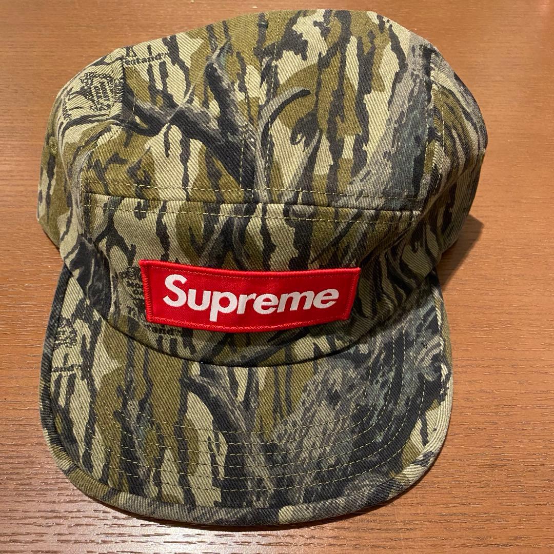 【最終値下げ　正規店購入】　Supreme キャップ　迷彩