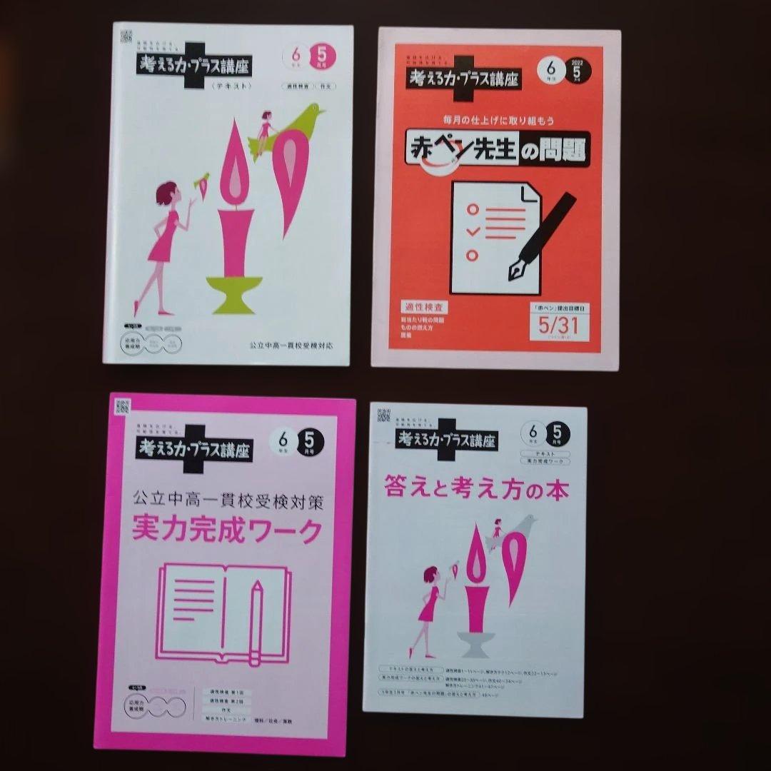 ☆*☆様 公立中高一貫校受検講座★進研ゼミ考える力プラス講座 5年3月〜6年1月