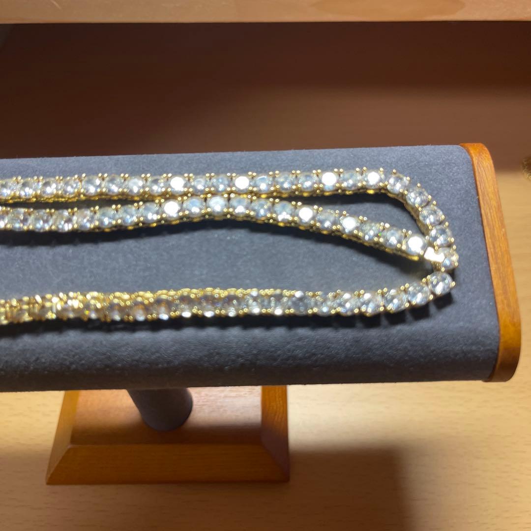 Luxury Tennis Necklace 5mm 56cm GOLD 金