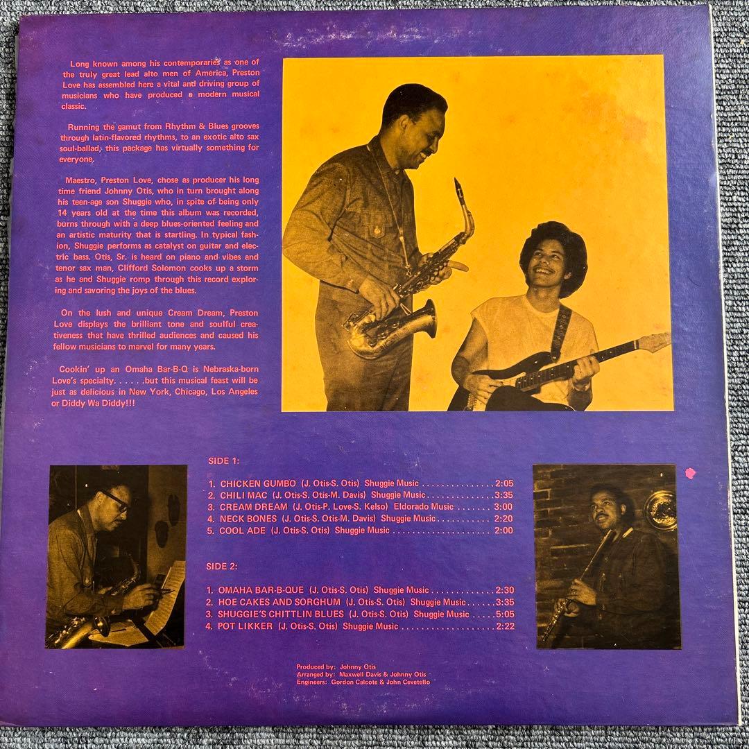 プレストン・ラブ / Omaha Bar-B-Q LP