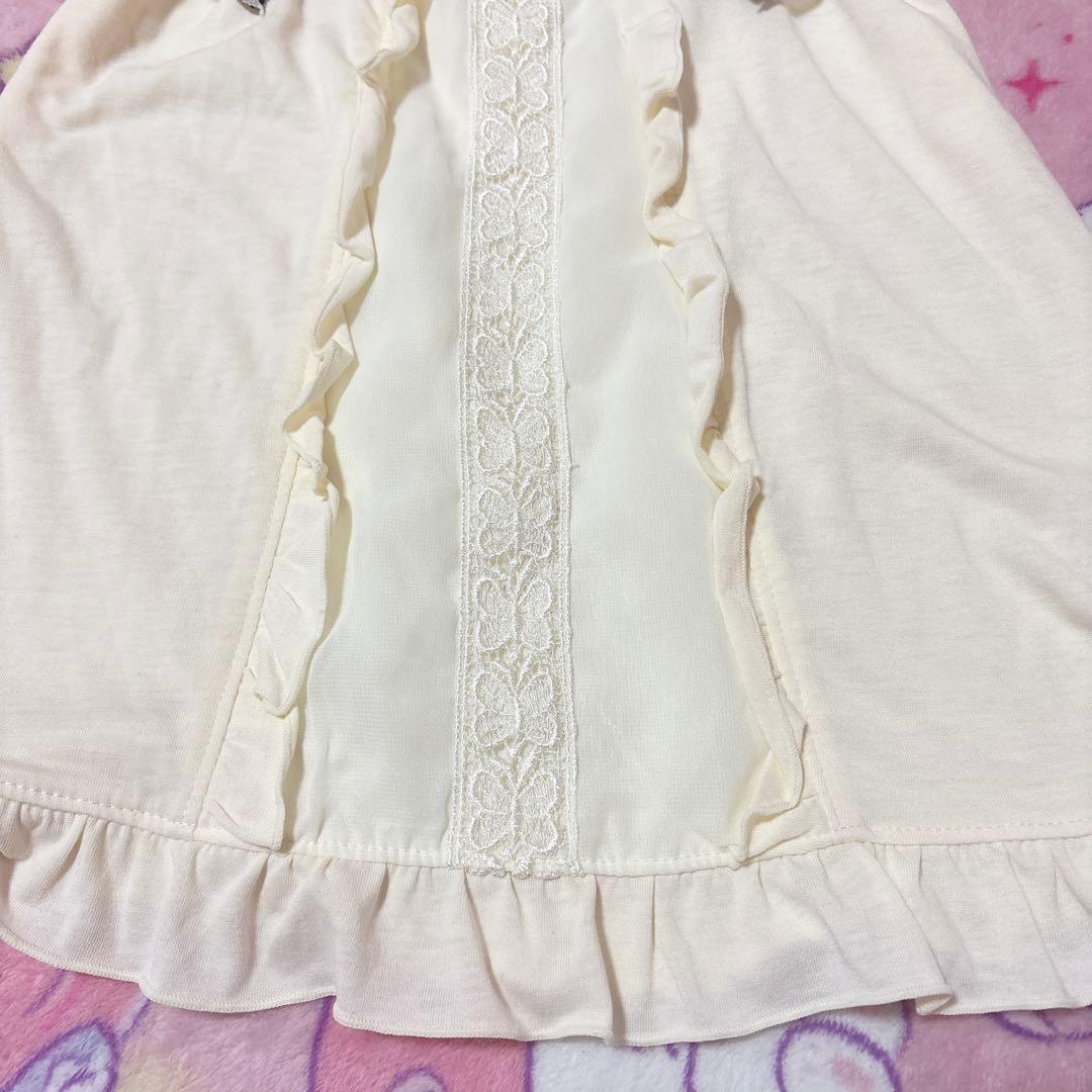 axes♡ビッグリボンTシャツ♡ビジューレースフリル姫ギャル♡