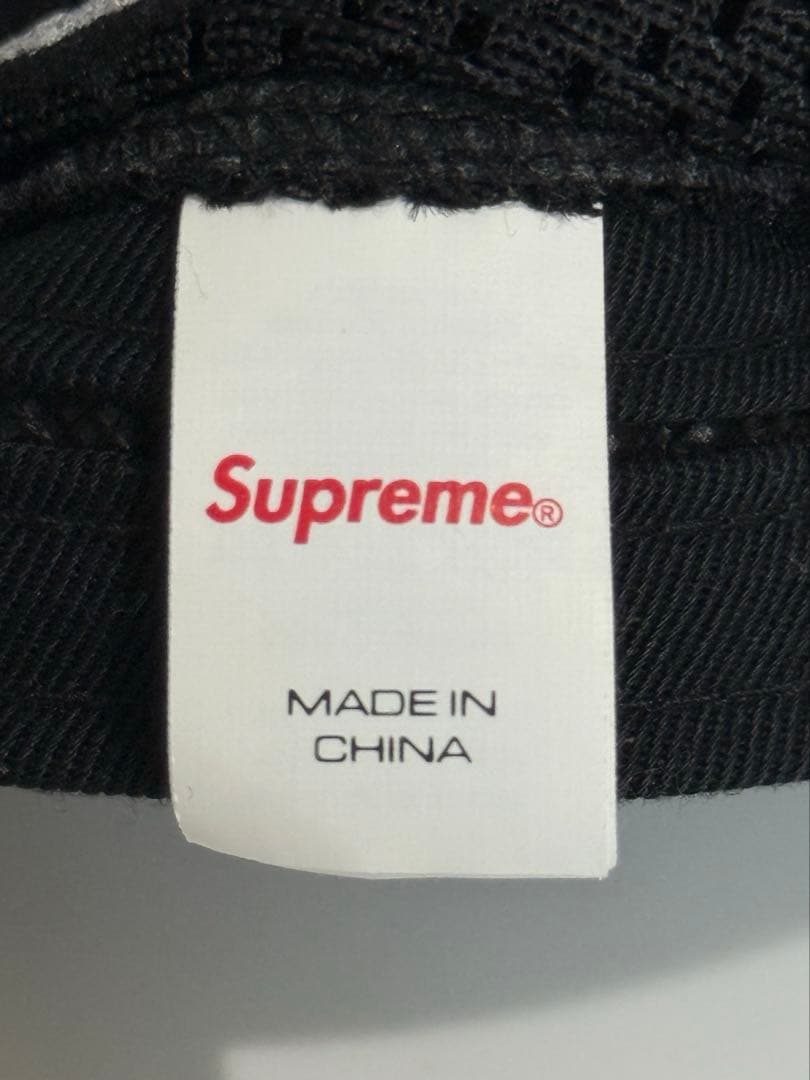 supreme キャップ　ブラック