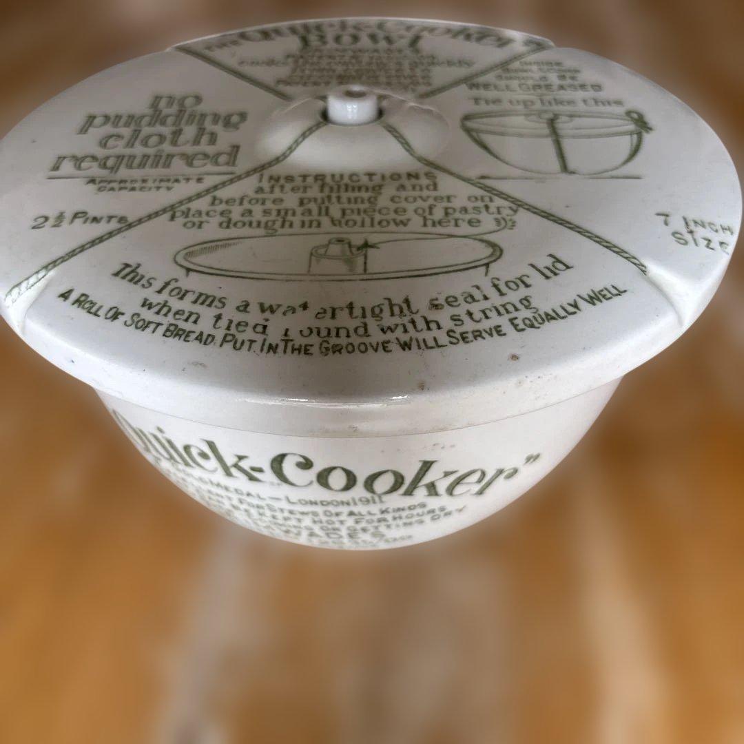 \"Quick-Cooker\"Bowl イギリスアンティーク