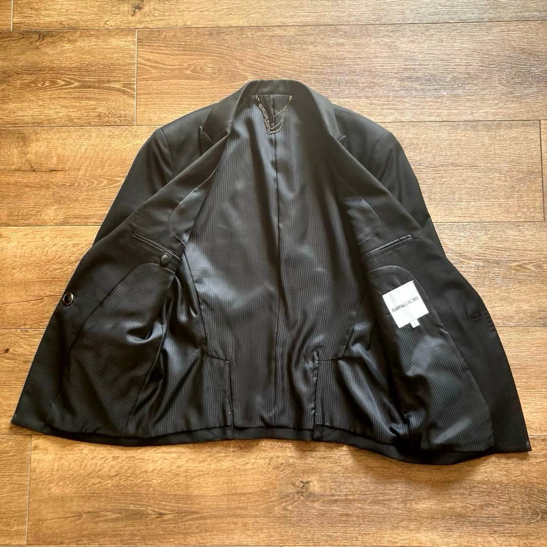 未使用⭐︎BUFFALO BOBS テーラードジャケット 襟レザー切替 お兄系
