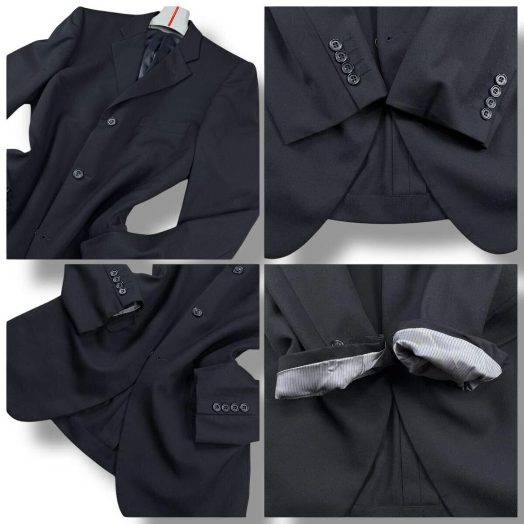 大きいサイズ★LES MUES 3L相当 3Pスーツ 黒 美品
