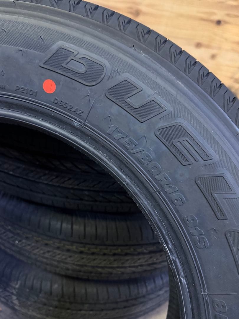 さ*ら様 新車外し BSデューラーH/L 852 175/80R16 4本 25
