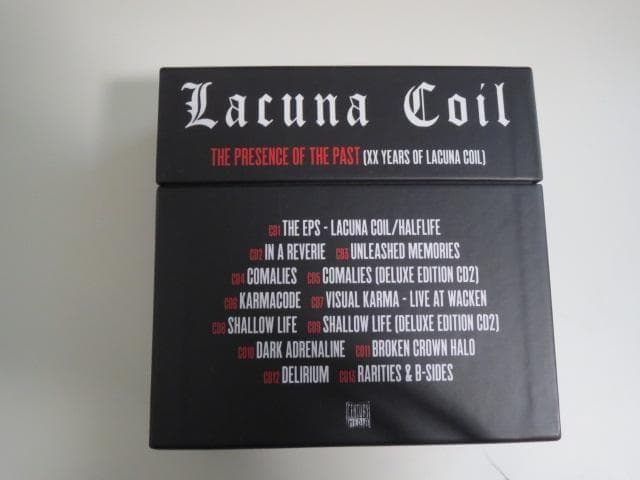 洋楽 LACUNA COIL THE PRESENCE OF THE PAST BOX