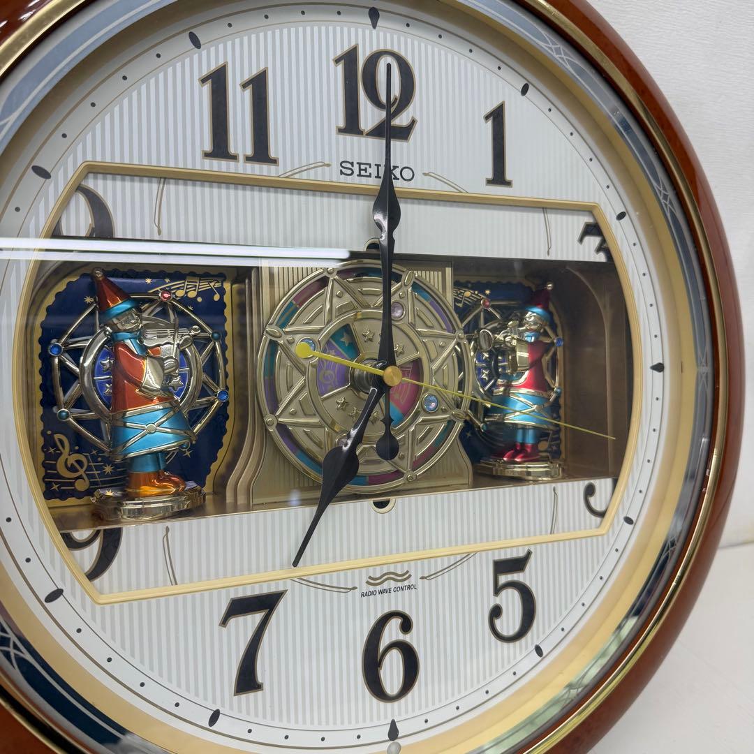 SEIKO 振り子時計 からくり時計　稼働品　ウェーブシンフォニー RE559H