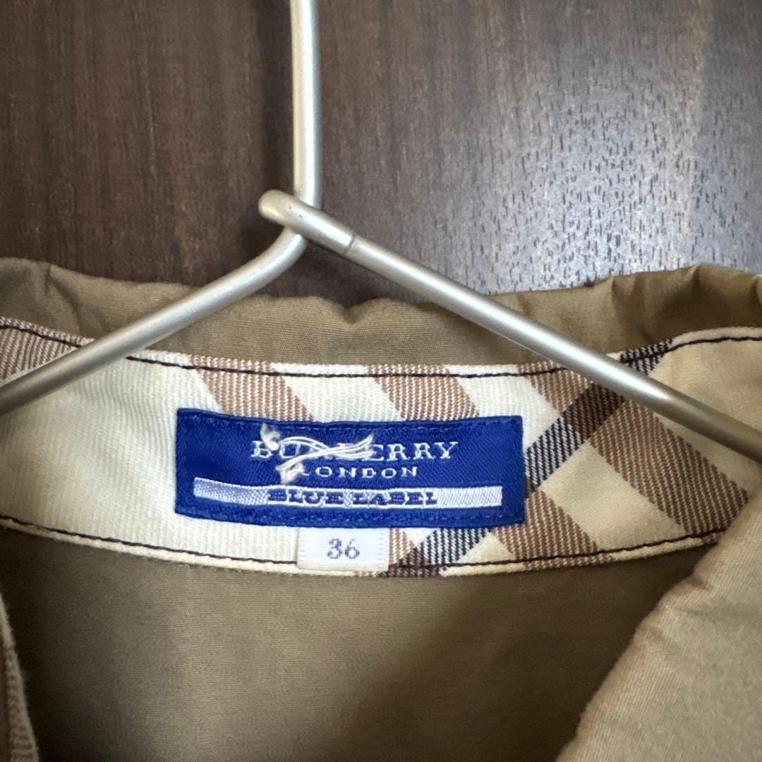 Burberry ベージュ ひざ丈ワンピース 36