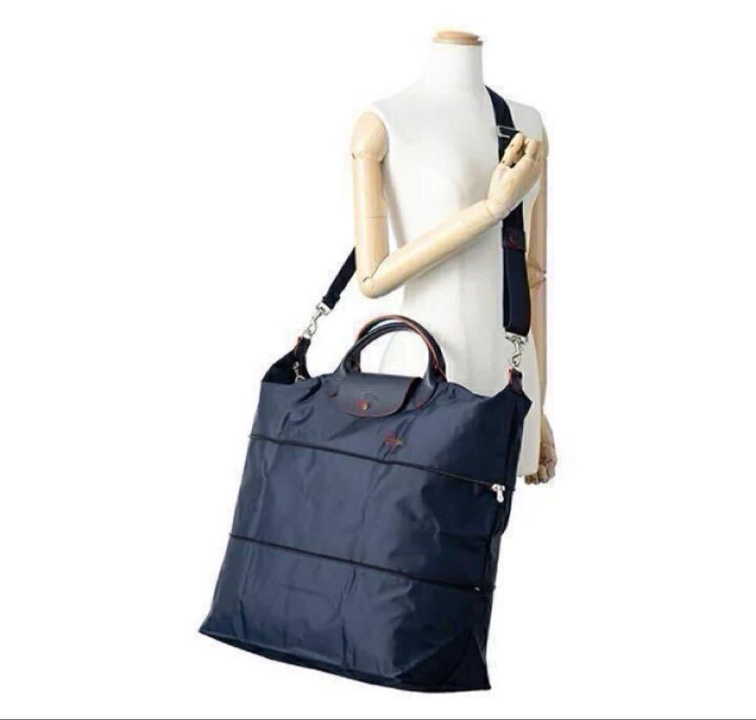 LONGCHAMP ル・プリアージュ クラブ トラベルバッグ ネイビー