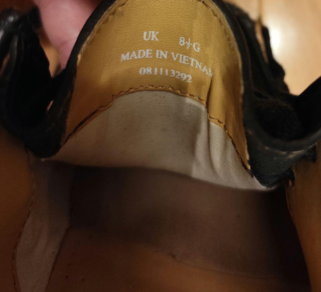 Clarks Originals ナタリー ブラックレザー UK8 1/2