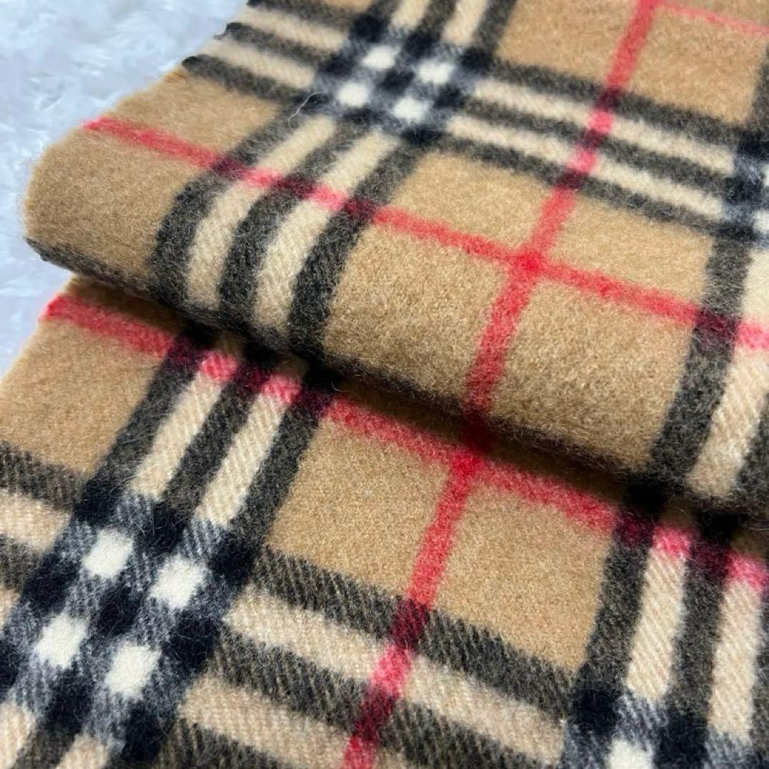 ヴィンテージ✨Burberry's カシミヤ100% マフラー　スコットランド製