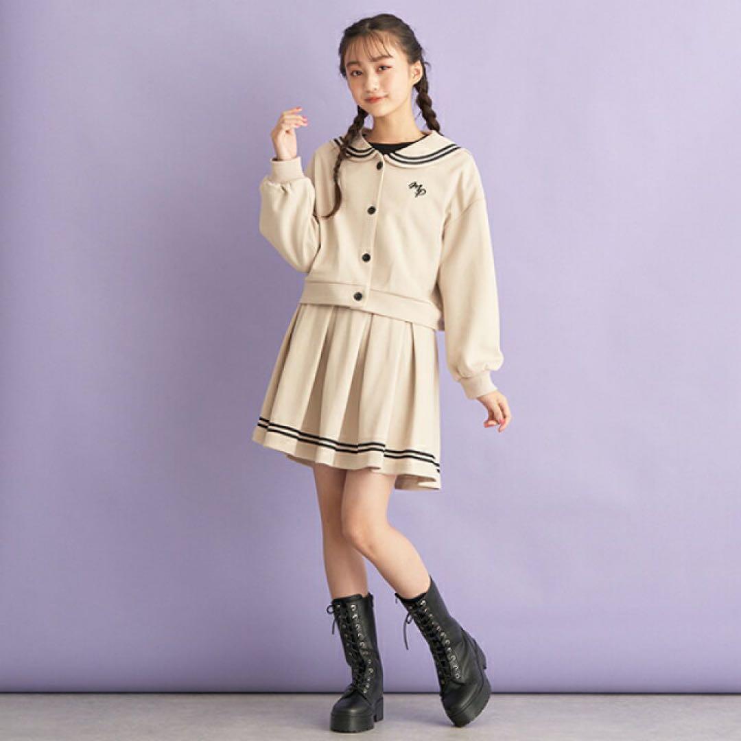 メゾピアノジュニア セーラーパーカ セットアップ 160